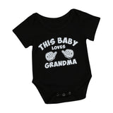 Baby Boys Cotton Rompers Girls Romper Infant Summer Shorts Sleeve Jumpsuit Letter Print 2017 New Toddlers Clothes